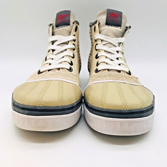 Sorel Sentry Chukka Canvas Rubber Toe Sneaker Men's 12 Lace Up Hi Top Boot Shoes - Picture 2 of 13